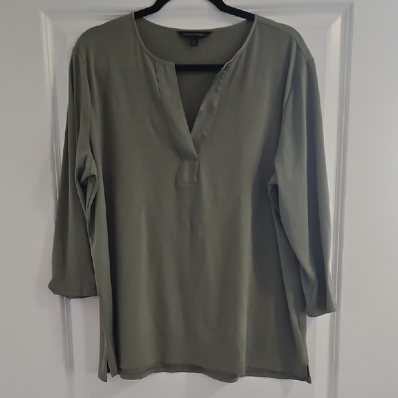 Banana Republic Tops - Banana Republic Sage Green Tunic Top